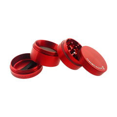 Sir Shredalot 4 Piece Metal Herb Grinder - 40mm - Discreet Smoker