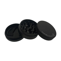 Sir Shredalot 3 Piece Metal Herb Grinder - 50mm - Discreet Smoker