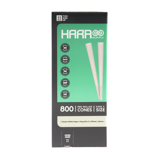 Hara Supply Paper Cones - King Size - 800pc - Discreet Smoker