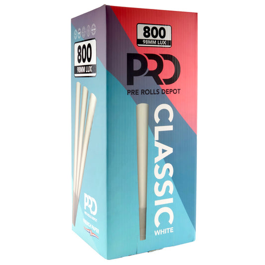 Pre Rolls Depot Paper Cones - 98mm - 800pc - Discreet Smoker