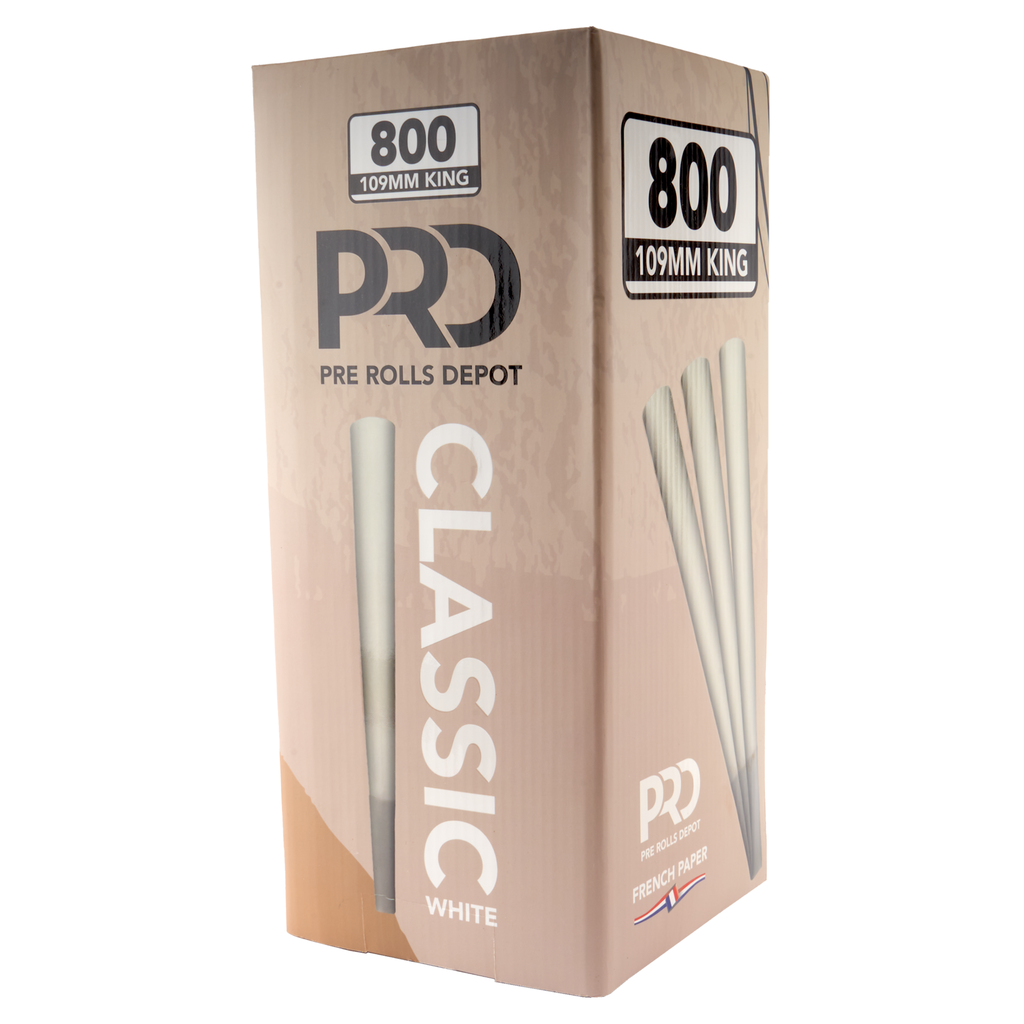 Pre Rolls Depot Paper Cones - King Size - 800pc - Discreet Smoker
