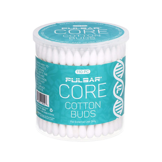6CT BUNDLE - 110PC TUB - Pulsar CORE Dual Tip Cotton Buds - Discreet Smoker