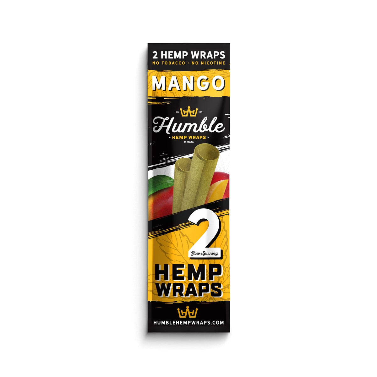 Humble Hemp Wraps - Mango - 25 Pack - Discreet Smoker