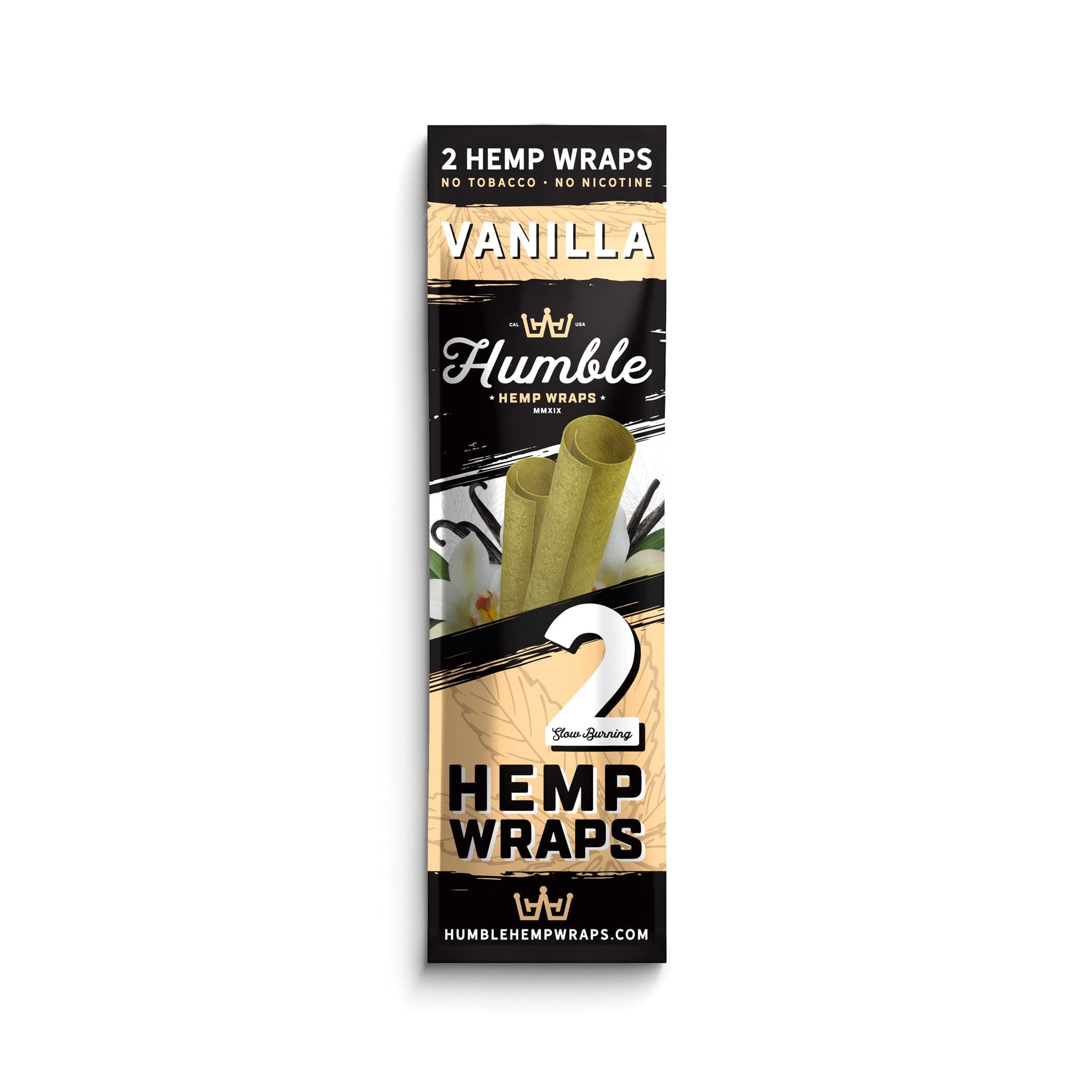 Humble Hemp Wraps - Vanilla - 25 Pack - Discreet Smoker