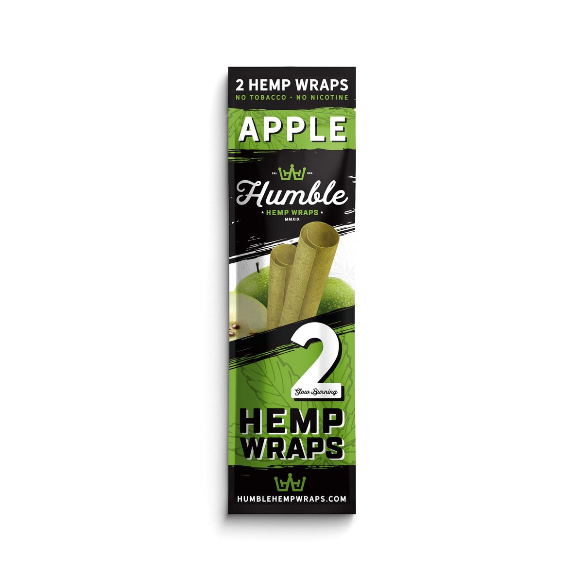 Humble Hemp Wraps - Apple - 25 Pack - Discreet Smoker