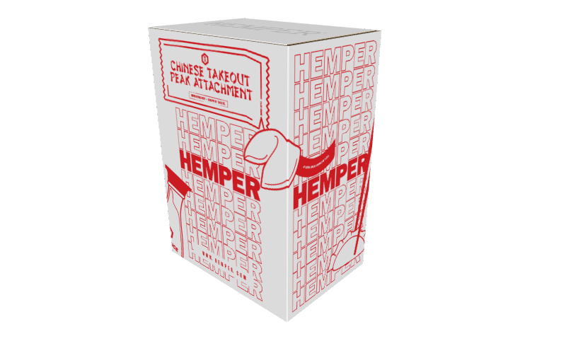 Chinese Takeout Puffco Peak Top - Discreet Smoker