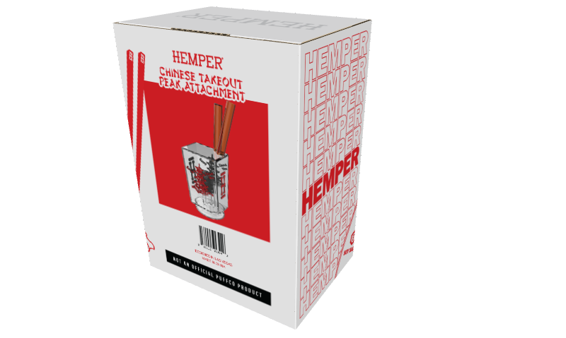 Chinese Takeout Puffco Peak Top - Discreet Smoker