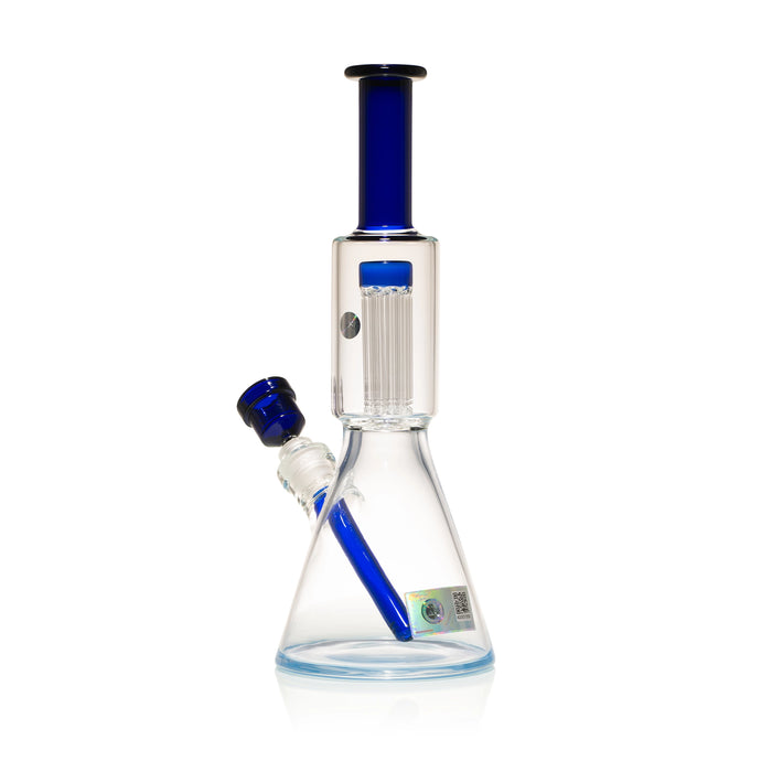 Stack Perc 14" Beaker Bong, Blue