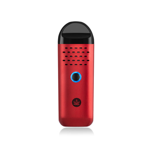Herby Dry Herb Vaporizer | Carmine Red - Discreet Smoker