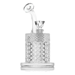 Jane West Twenties Collection Glass Water Pipe – 7½″ - Discreet Smoker