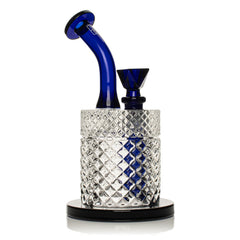 Jane West Twenties Collection Glass Water Pipe – 7½″ - Discreet Smoker