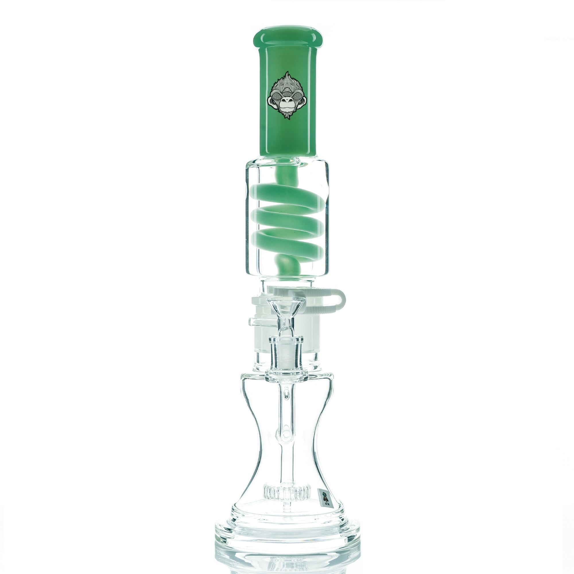 14″ AFM Shower Head Freezable Coil Bong – Glycerin Coil - Discreet Smoker