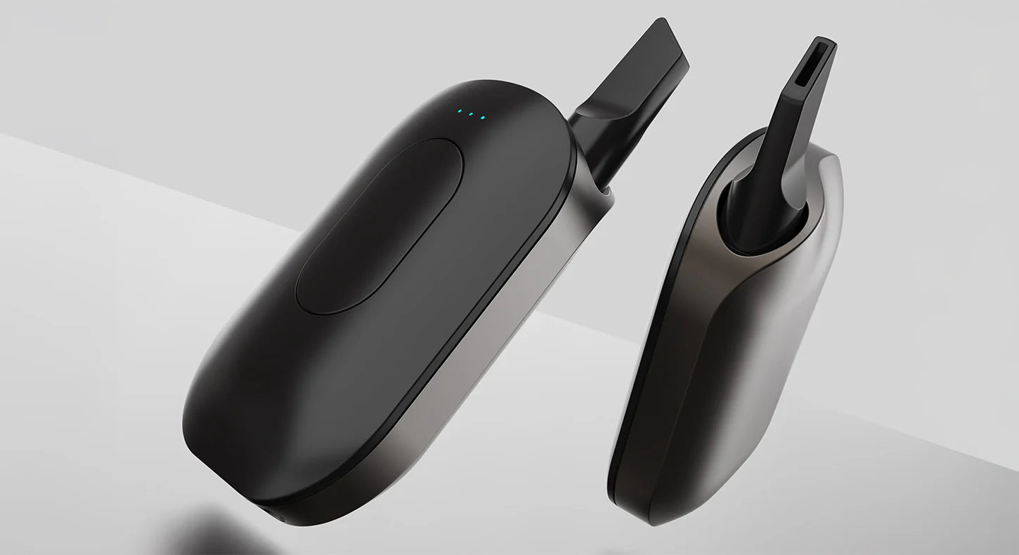 Vessel Compass [Gunmetal] + 510 Battery - Discreet Smoker