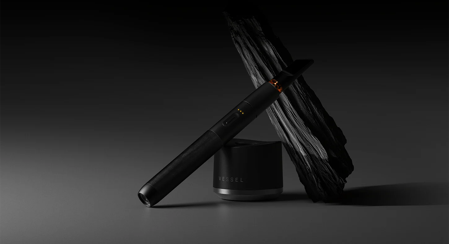 Vessel Slate Wood Series Vape Pen Battery - Blackwood