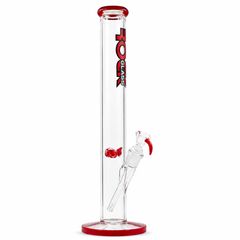 Rock Glass CrystalAxis Straight Tube Bong - Discreet Smoker