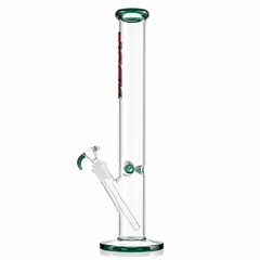 Rock Glass CrystalAxis Straight Tube Bong - Discreet Smoker