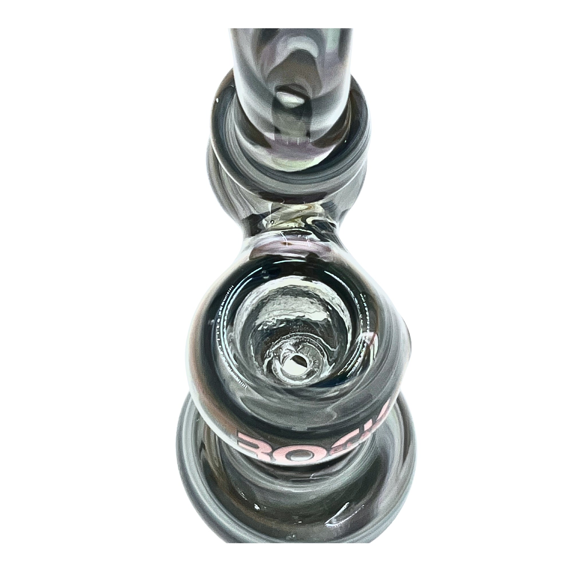 Marble Mist Rock Glass Standing Bubbler - Discreet Smoker