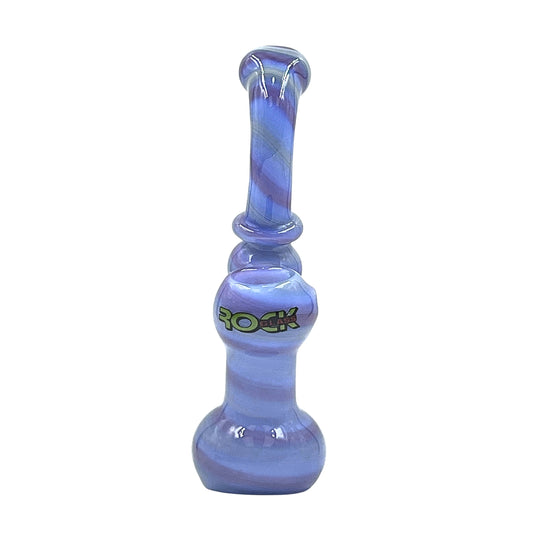Marble Mist Rock Glass Standing Bubbler - Discreet Smoker