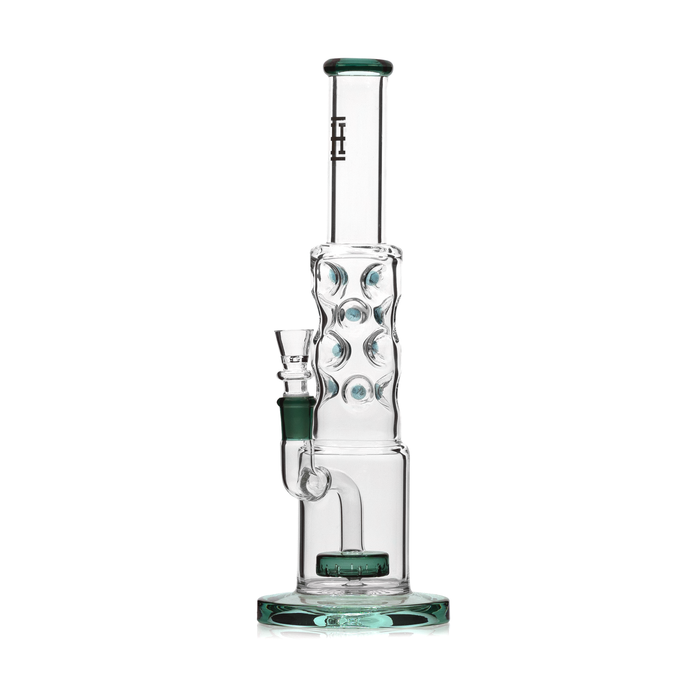 HEMPER Straight Neck Bubble Bong, Teal