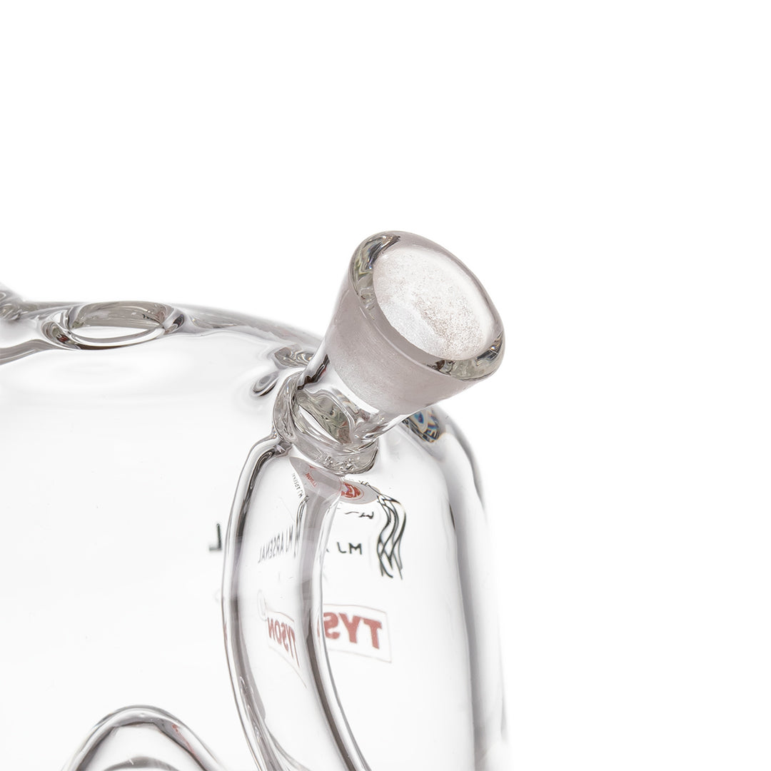 MJ Arsenal x Tyson 2.0 Punch-Out Bubbler - Discreet Smoker
