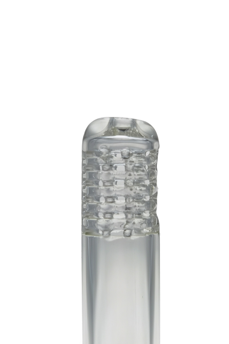 TAG - 18/14MM 6 Row x 3 (54 Hole) Open End Gridded Super Slit Downstem (5.50") - Discreet Smoker