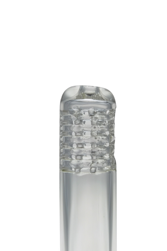 TAG - 18/14MM 6 Row x 3 (54 Hole) Open End Gridded Super Slit Downstem (5.50") - Discreet Smoker