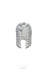 TAG - 18/14MM 6 Row x 3 (54 Hole) Open End Gridded Super Slit Downstem (5.50") - Discreet Smoker