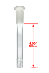 TAG - 18/14MM 6 Row x 3 (54 Hole) Open End Gridded Super Slit Downstem (5.50") - Discreet Smoker
