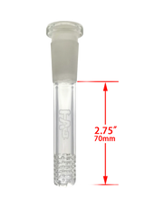 TAG - 18/14MM 6 Row x 3 (54 Hole) Open End Gridded Super Slit Downstem (5.50") - Discreet Smoker