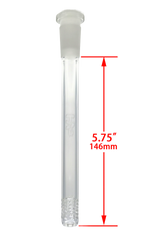 TAG - 18/14MM 6 Row x 3 (54 Hole) Open End Gridded Super Slit Downstem (5.50") - Discreet Smoker