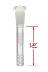 TAG - 18/14MM 6 Row x 3 (54 Hole) Open End Gridded Super Slit Downstem (5.50") - Discreet Smoker