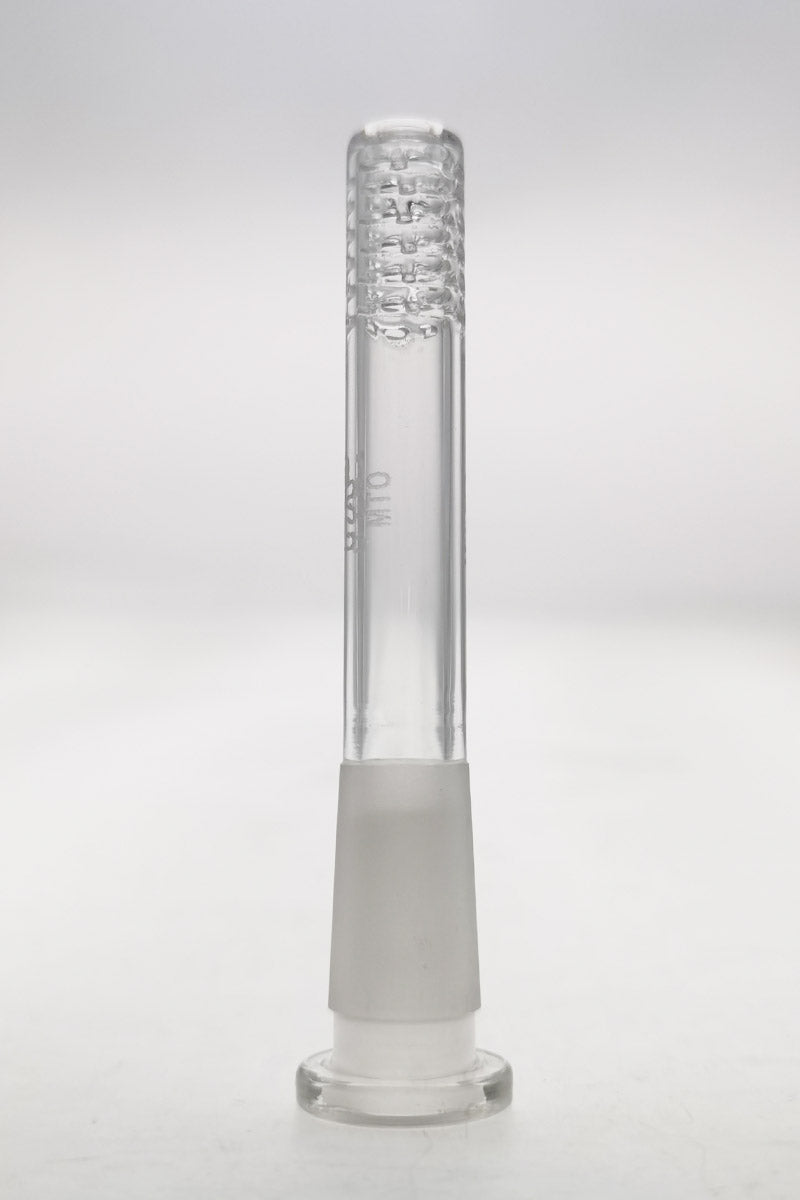 TAG - 14/10MM 6 Row x 2 (36 Hole) Open End Gridded Super Slit Downstem - Discreet Smoker