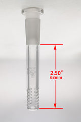 TAG - 14/10MM 6 Row x 2 (36 Hole) Open End Gridded Super Slit Downstem - Discreet Smoker