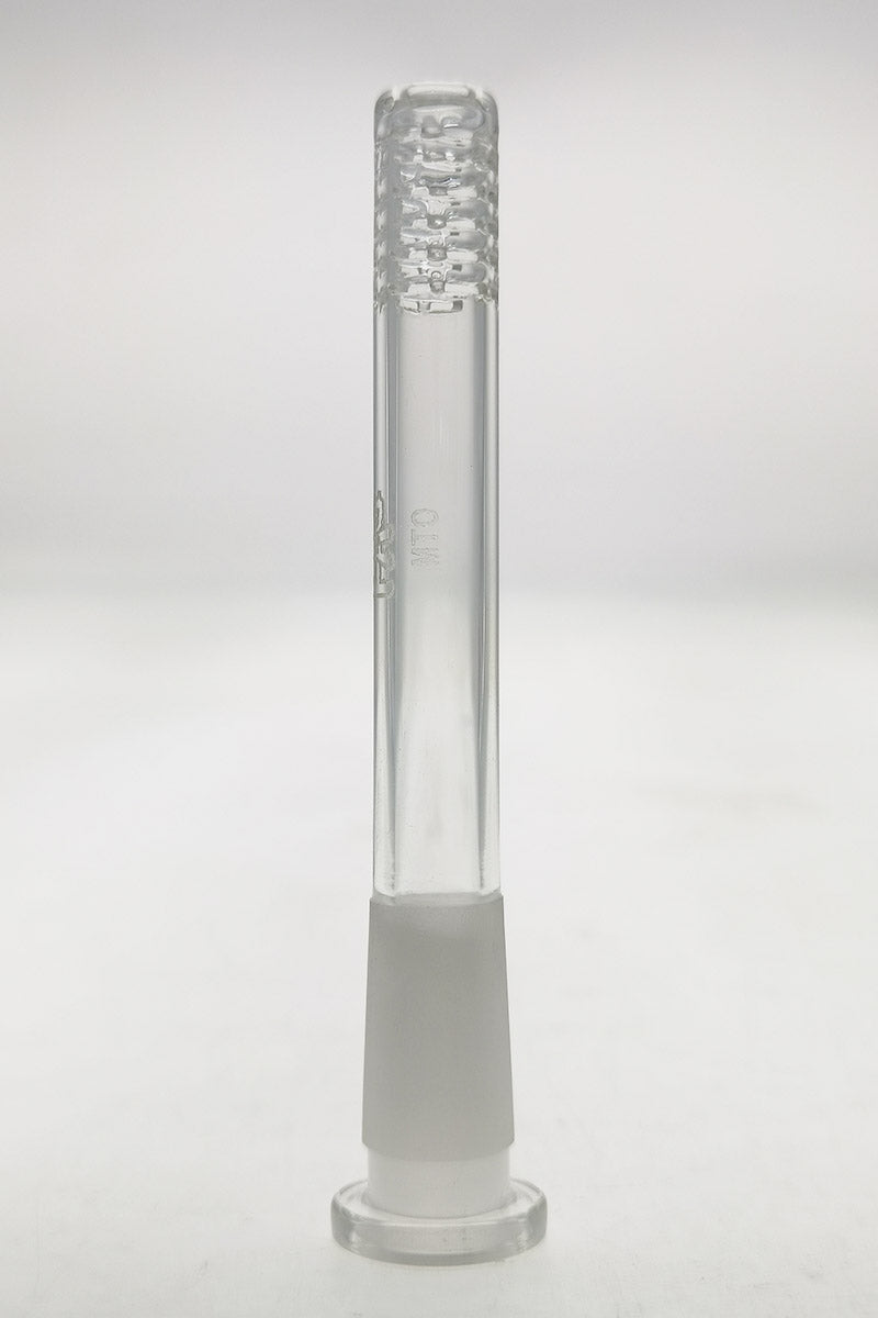 TAG - 14/10MM 6 Row x 2 (36 Hole) Open End Gridded Super Slit Downstem - Discreet Smoker