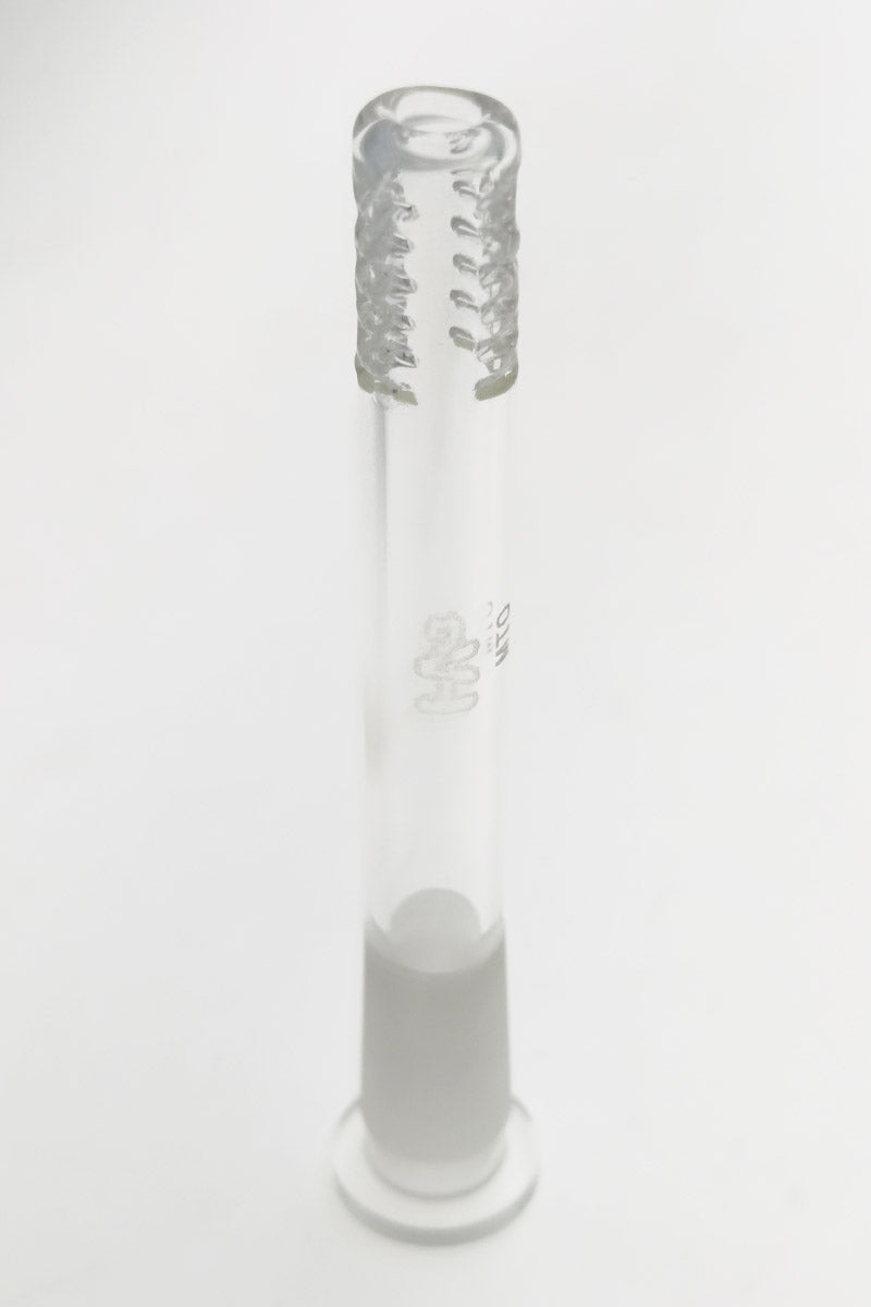 TAG - 14/10MM 6 Row x 2 (36 Hole) Open End Gridded Super Slit Downstem - Discreet Smoker