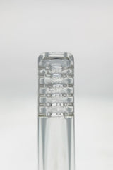 TAG - 14/10MM 6 Row x 2 (36 Hole) Open End Gridded Super Slit Downstem - Discreet Smoker