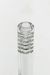 TAG - 14/10MM 6 Row x 2 (36 Hole) Open End Gridded Super Slit Downstem - Discreet Smoker