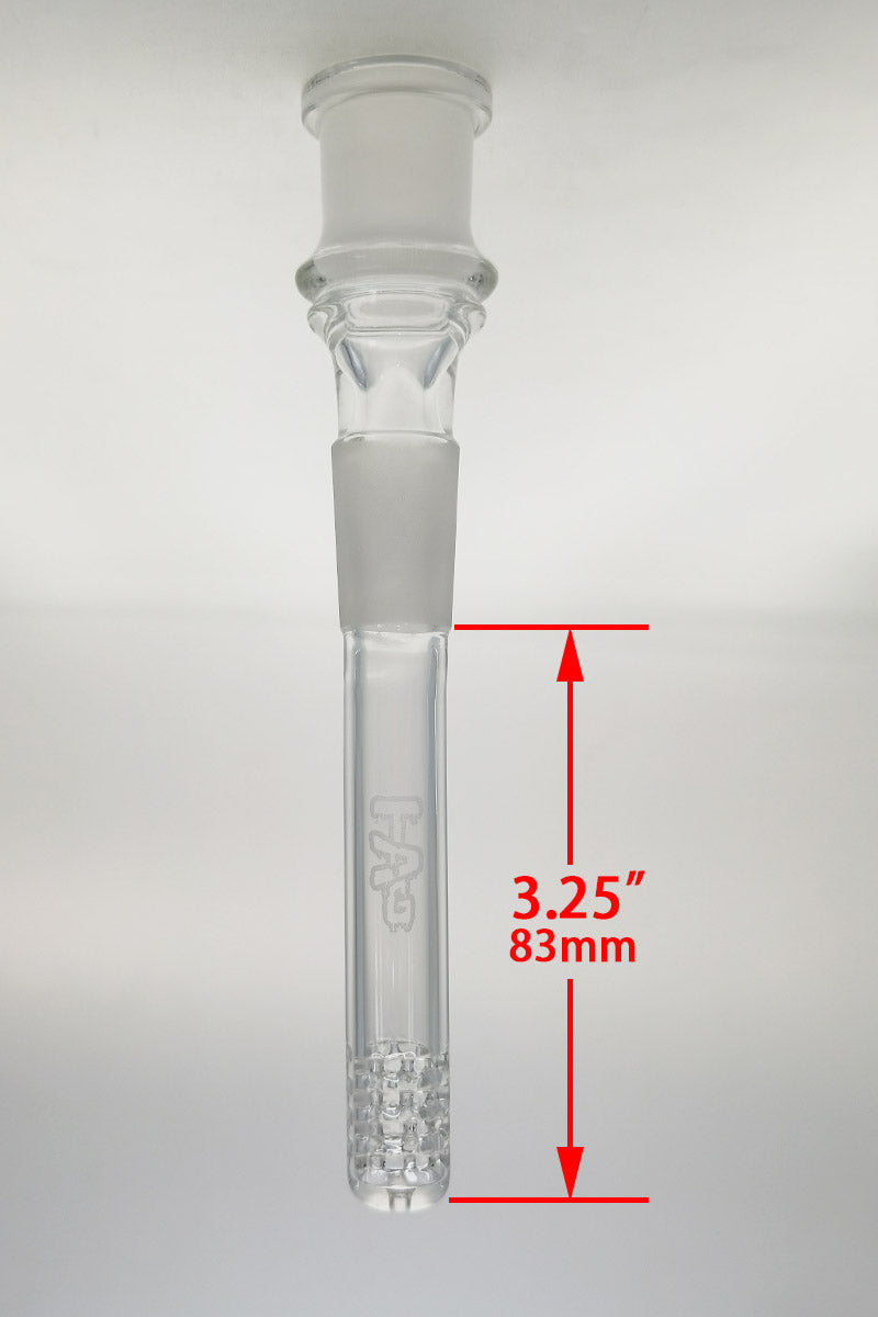 TAG - 18/18MM Open End Downstem 32 Slit Multiplying Rod - Discreet Smoker