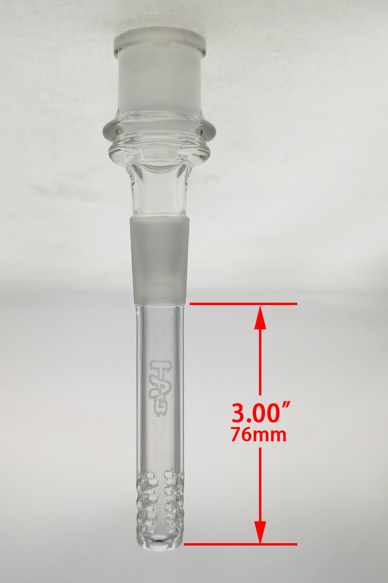 TAG - 18/18MM Open End Downstem 32 Slit Multiplying Rod - Discreet Smoker