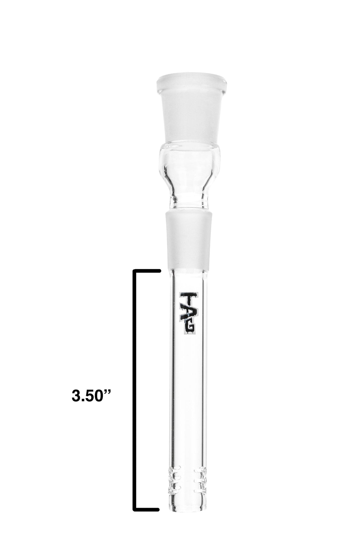 TAG - 18/18MM Open End Downstem 32 Slit Multiplying Rod - Discreet Smoker