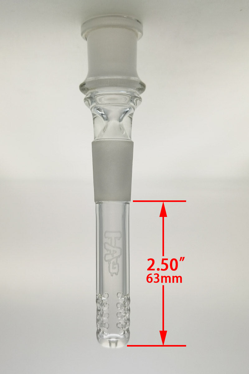 TAG - 18/18MM Open End Downstem 32 Slit Multiplying Rod - Discreet Smoker
