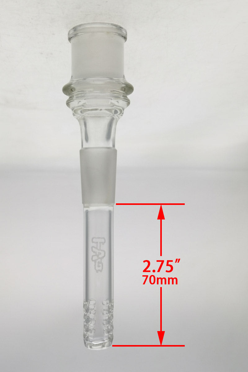 TAG - 18/18MM Open End Downstem 32 Slit Multiplying Rod - Discreet Smoker