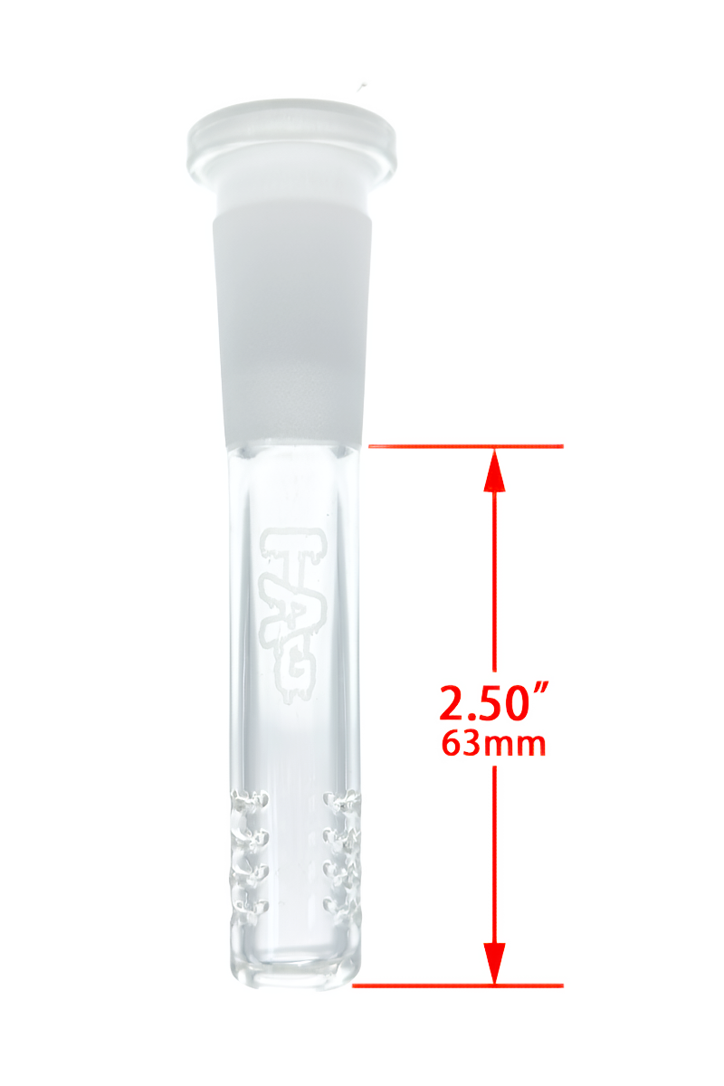 TAG - 18/14MM Open End 32 Slit Multiplying Rod Downstem - Discreet Smoker