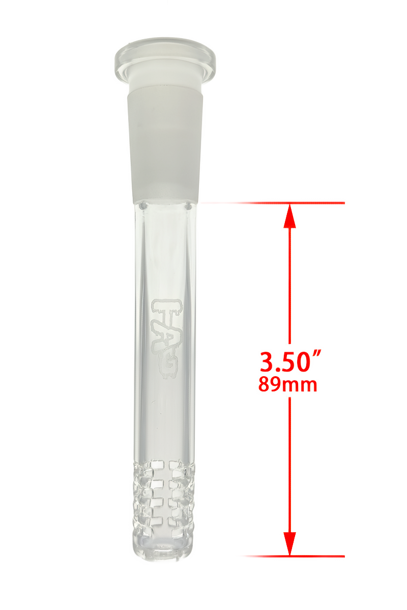 TAG - 18/14MM Open End 32 Slit Multiplying Rod Downstem - Discreet Smoker