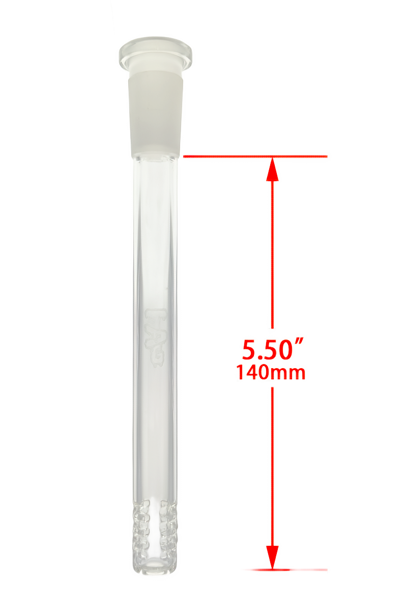TAG - 18/14MM Open End 32 Slit Multiplying Rod Downstem - Discreet Smoker