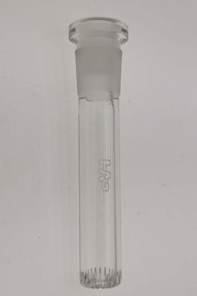 TAG - 28/18MM Super Slit Showerhead Downstem - Discreet Smoker
