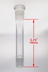 TAG - 28/18MM Open End 12-Arm Tree (5x.8MM) Downstem - Discreet Smoker