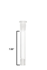 TAG - 28/18MM Open End 12-Arm Tree (5x.8MM) Downstem - Discreet Smoker