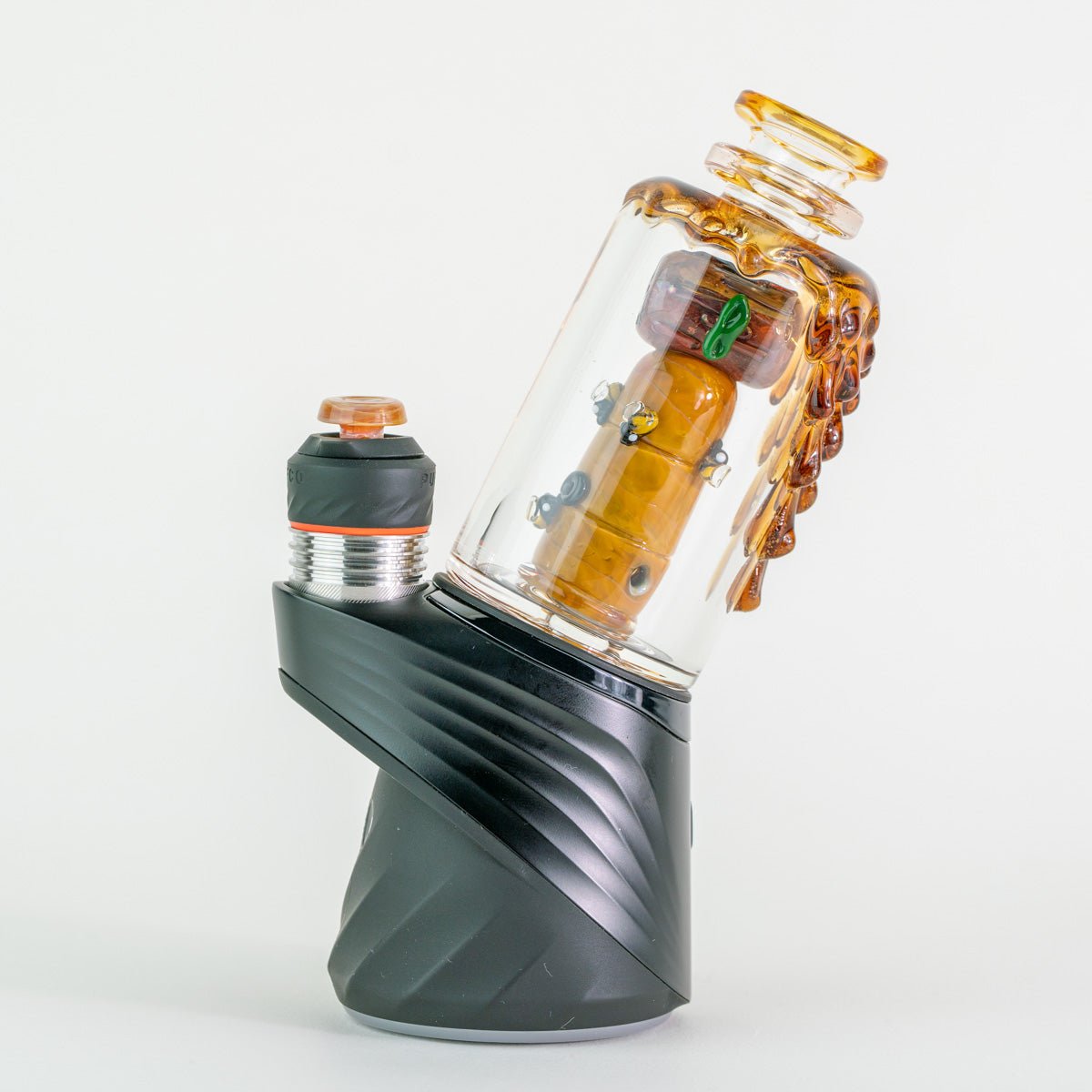 Empire Glassworks "Save the Bees" Glass Attachment for PuffCo Peak & Peak Pro - Discreet Smoker