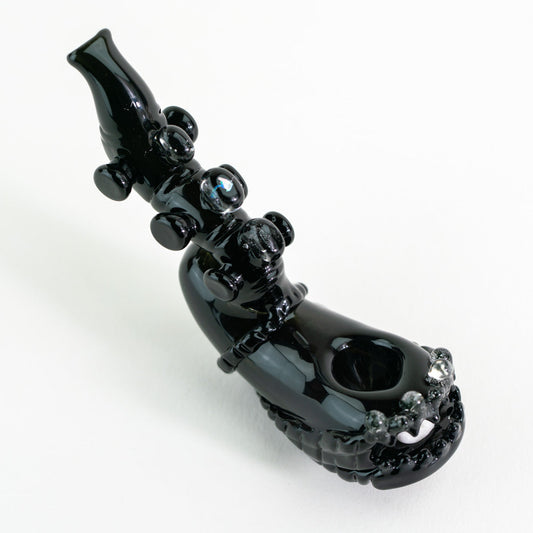 Empire Glassworks 'Alien' Glow-In-The-Dark Hand Pipe - Discreet Smoker